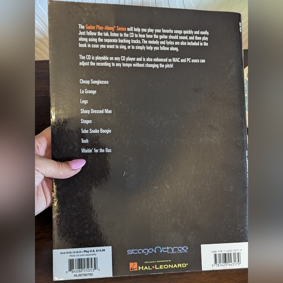 ZZ Top Hall Leonard Guitar Play Along Vol.99 - Picture 2 of 4